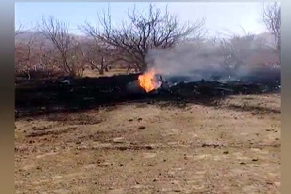 مستونگ میں پاک فضائیہ کا طیارہ گر کر تباہ، پائلٹ شہید