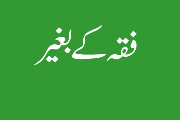 فقہ کے بغیر