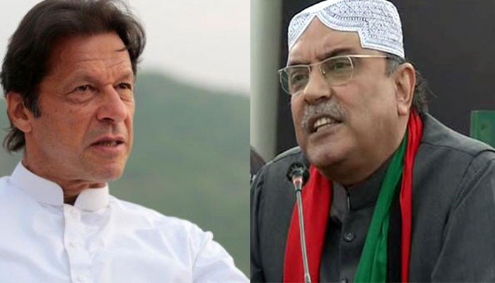 Imran Khan and Asif Zardari