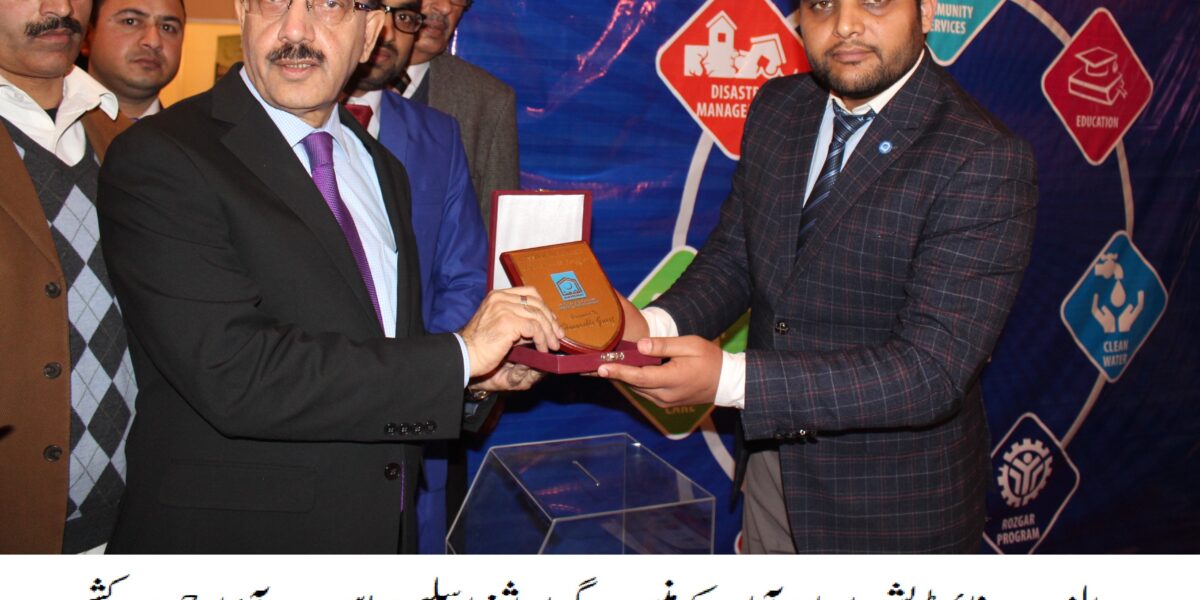 Sardar Masood visit to Alkhidmat Stall