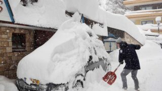 Snowfall in Europe