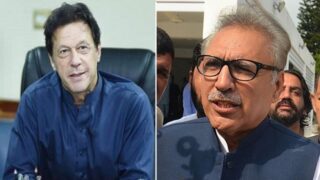 Imran Khan and Arif Alvi
