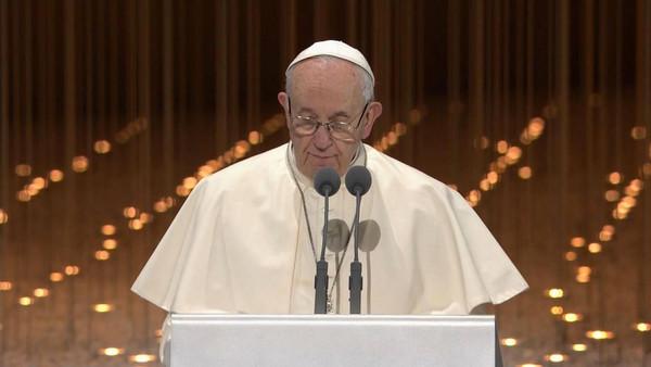 انسانی برادری جنگ کے ہر نعرے، ہر لفظ کو مسترد کر دے: پوپ فرانسیس