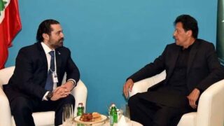 Saad al-Hariri meets Imran Khan
