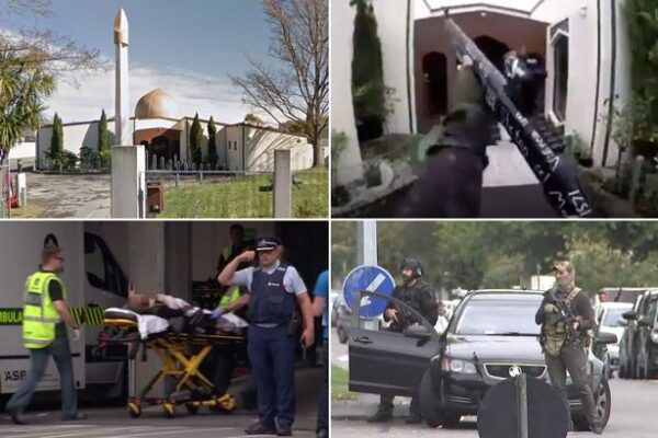 مسجد النور پر عیسائی دہشت گرد حملہ