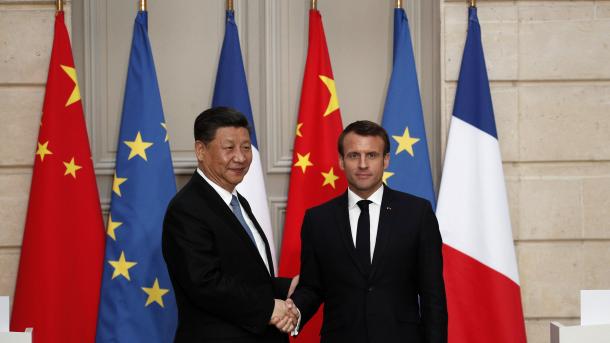 Xi Jinping - Emmanuel Macron