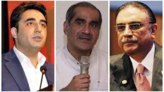 Asif Zardari and Bilawal Bhutto