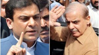 Hamza Shahbaz and Shahbaz Sharif