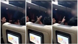 Man Abusing Bus Host