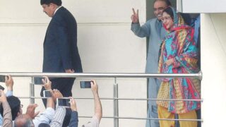 Asif Zardari and Faryal Talpur