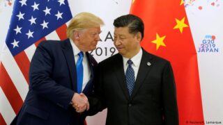 Donald Trump and Xi Jinping