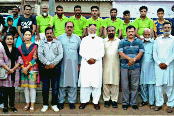 ڈسٹرکٹ کورنگی شوٹنگ بال ایسوسی ایشن کے تحت منعقدہ عید ملن شوٹنگ بال فیسٹیول میچ کراچی ہیروز نے جیت لیا