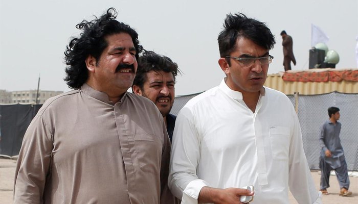Mohsin Dawar and Ali Wazir