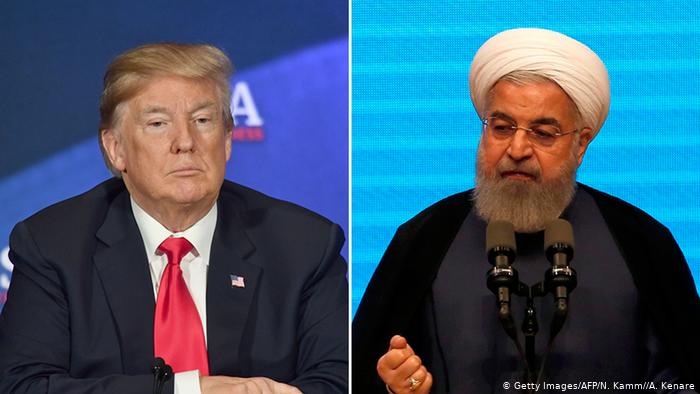 Donald Trump und Hassan Rohani