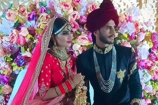 حسن علی بھارتی لڑکی سامعہ سے رشتہ ازواج میں منسلک