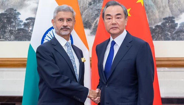 S.Jaishankar and Wang Yi