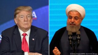 Donald Trump and Hassan Rohani