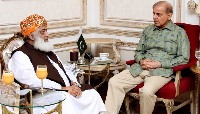 Fazl-ur-Rehman and Shahbaz Sharif