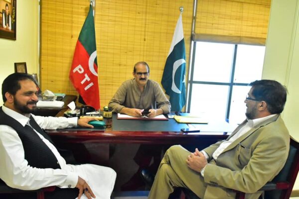 انجینئر افتخار چودھری کی پارٹی سیکرٹری جنرل عامر کیانی سے ملاقات