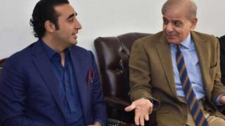 Bilawal Bhutto and Shahbaz Sharif