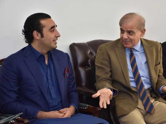 Bilawal Bhutto and Shahbaz Sharif