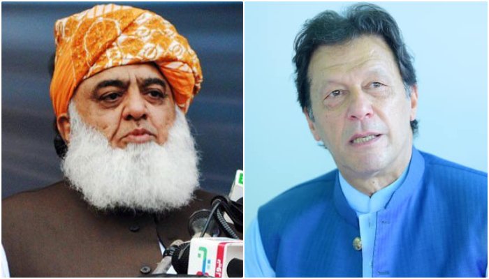 Fazal Rahman and Imran Khan
