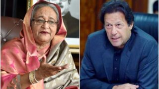Hasina Wajid and Imran Khan
