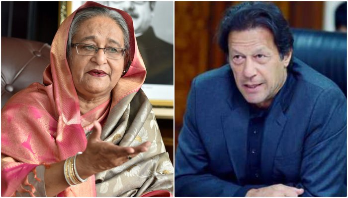 Hasina Wajid and Imran Khan