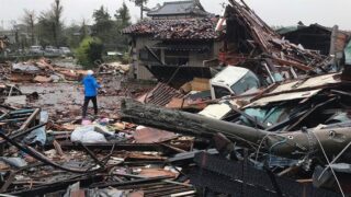 Storm in Japan