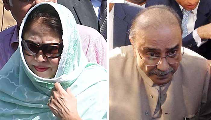 Faryal Talpur and Asif Zardari