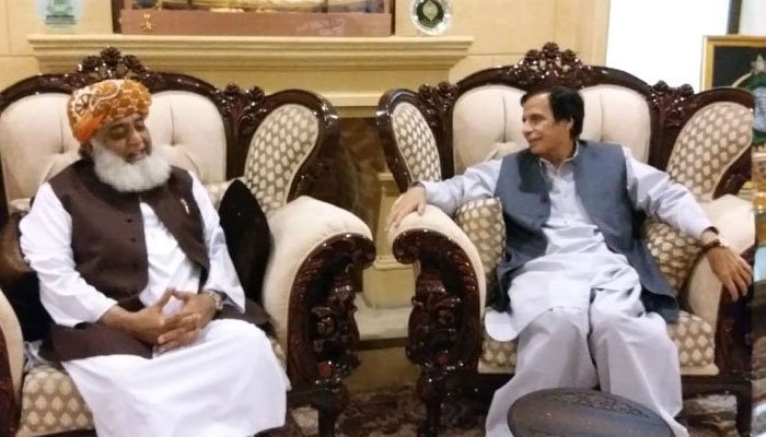 Fazal Rahman and Pervaiz Elahi