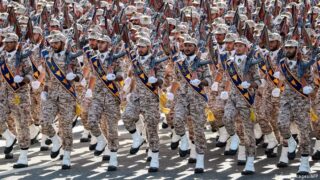 Iran Revolutionsgarden in Teheran