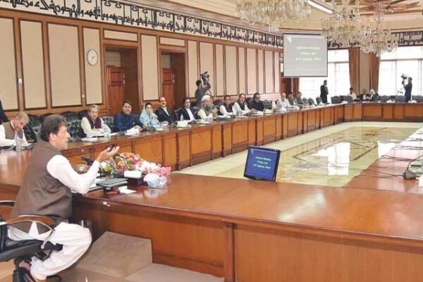 وزیراعظم کی زیرصدارت وفاقی کابینہ کا اجلاس جاری