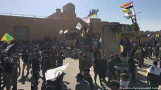 Protesters in Baghdad