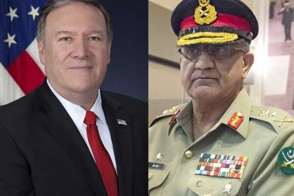آرمی چیف کو امریکی وزیر خارجہ کا فون، مشرق وسطیٰ کی صورتحال پر تبادلہ خیال
