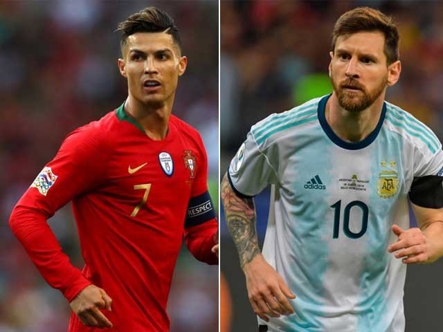 Messi and Cristiano Ronaldo
