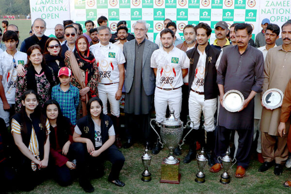زمین نیشنل اوپن پولو چیمپئن شپ  پی بی جی رسالہ نے جیت لی