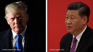 Donald Trump and Xi Jinping