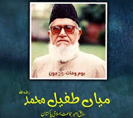 میاں طفیل محمد سابق امیر جماعت اسلامی پاکستان