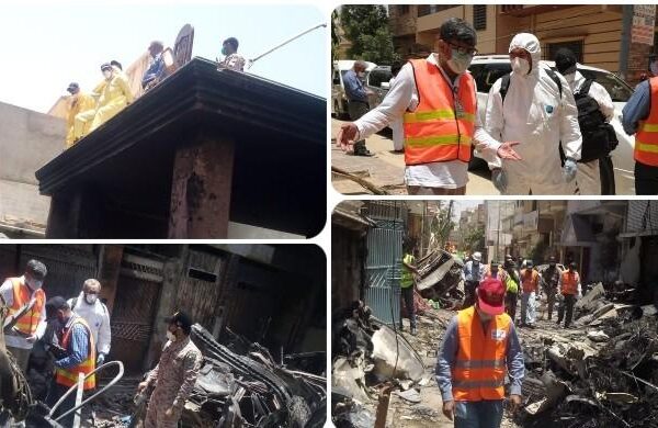 طیارہ حادثہ: فرانس سے آنے والی طیارہ ساز کمپنی کی ٹیم کا جائے حادثہ کا دورہ