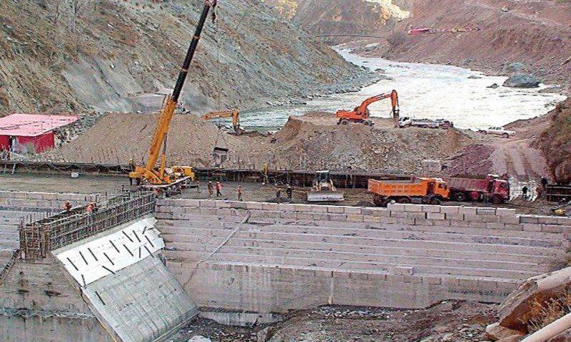 Construction of Bhasha Dam