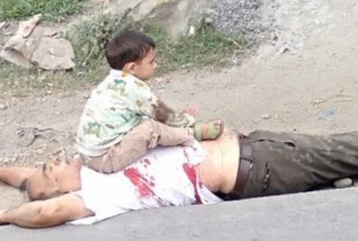 Kashmiri Child Crying