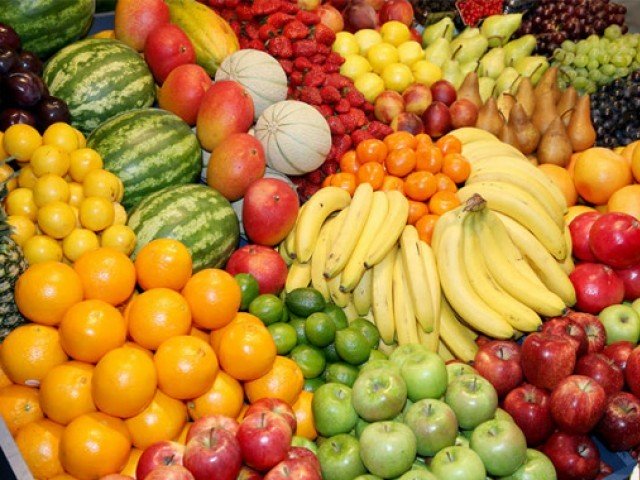Fruits and vegetables