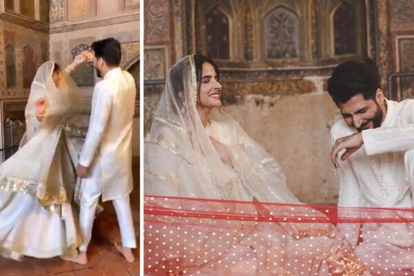 مسجد وزیر خان میں شوٹنگ، صبا قمر اور بلال سعید کیخلاف کارروائی کا مطالبہ