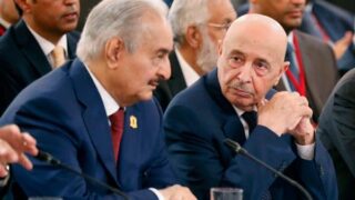 Khalifa Haftar and Aqila Saleh