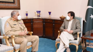 General Qamar Bajwa and Imran Khan