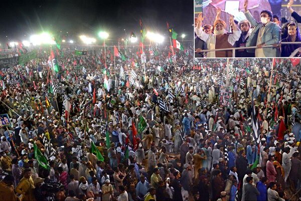 کراچی میں پی ڈی ایم کا عوامی قوت کا بڑا مظاہرہ، ایک بار پھر حکومت پر شدید تنقید