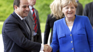 Abdel Fattah al-Sisi - Angela Merkel