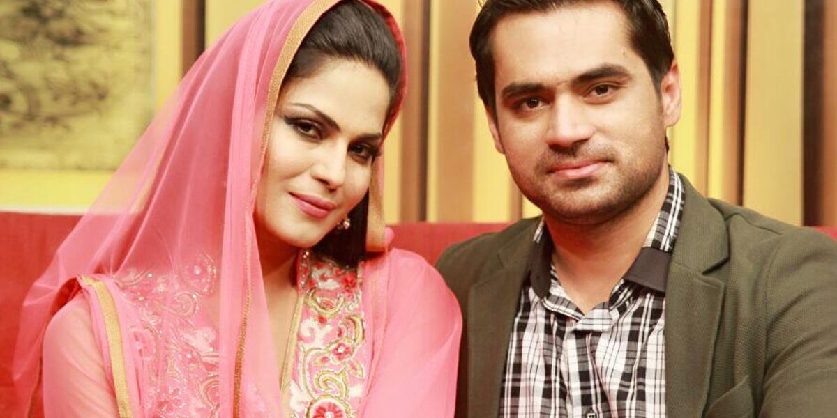 Asad Khattak and Veena Malik