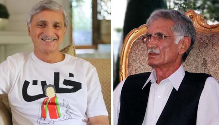 Jahangir Tareen and Pervez Khattak
